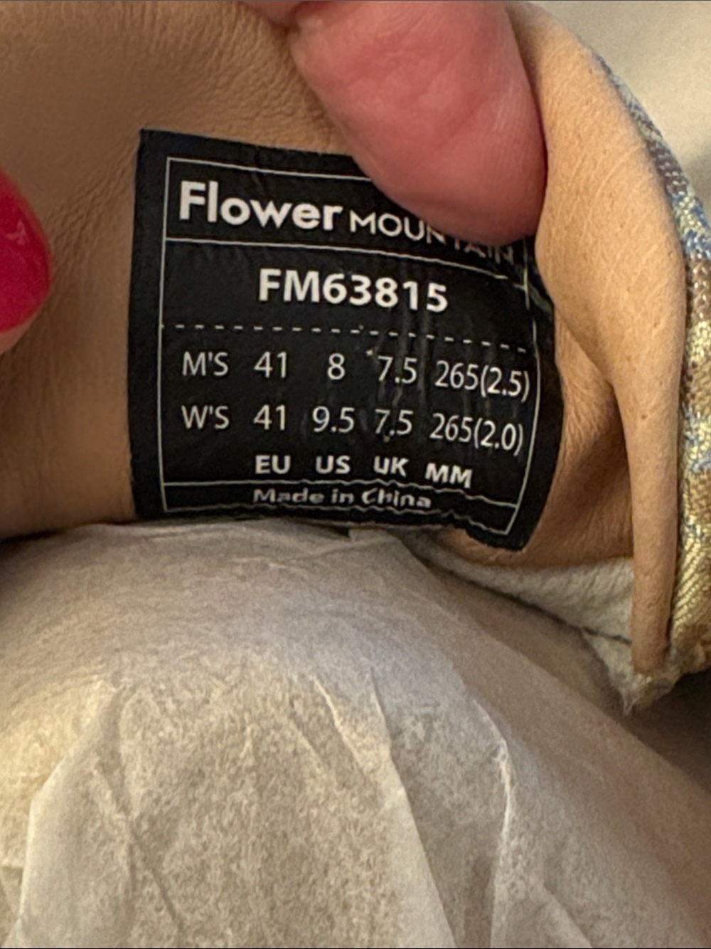 NWT Flower Mountain Yamano 3 Sneaker in Cream Yellow - Picture 11 of 14